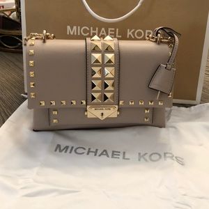 Michael Kors soft pink lamb skin shoulder bag